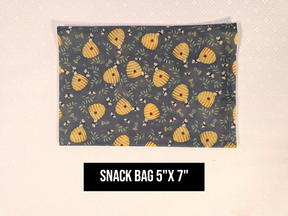 Beehives on Blue Bag