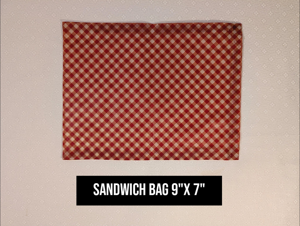 Red Gingham Bag