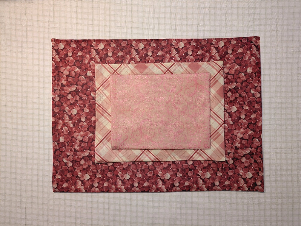 Pink Hydrangea Bag Set