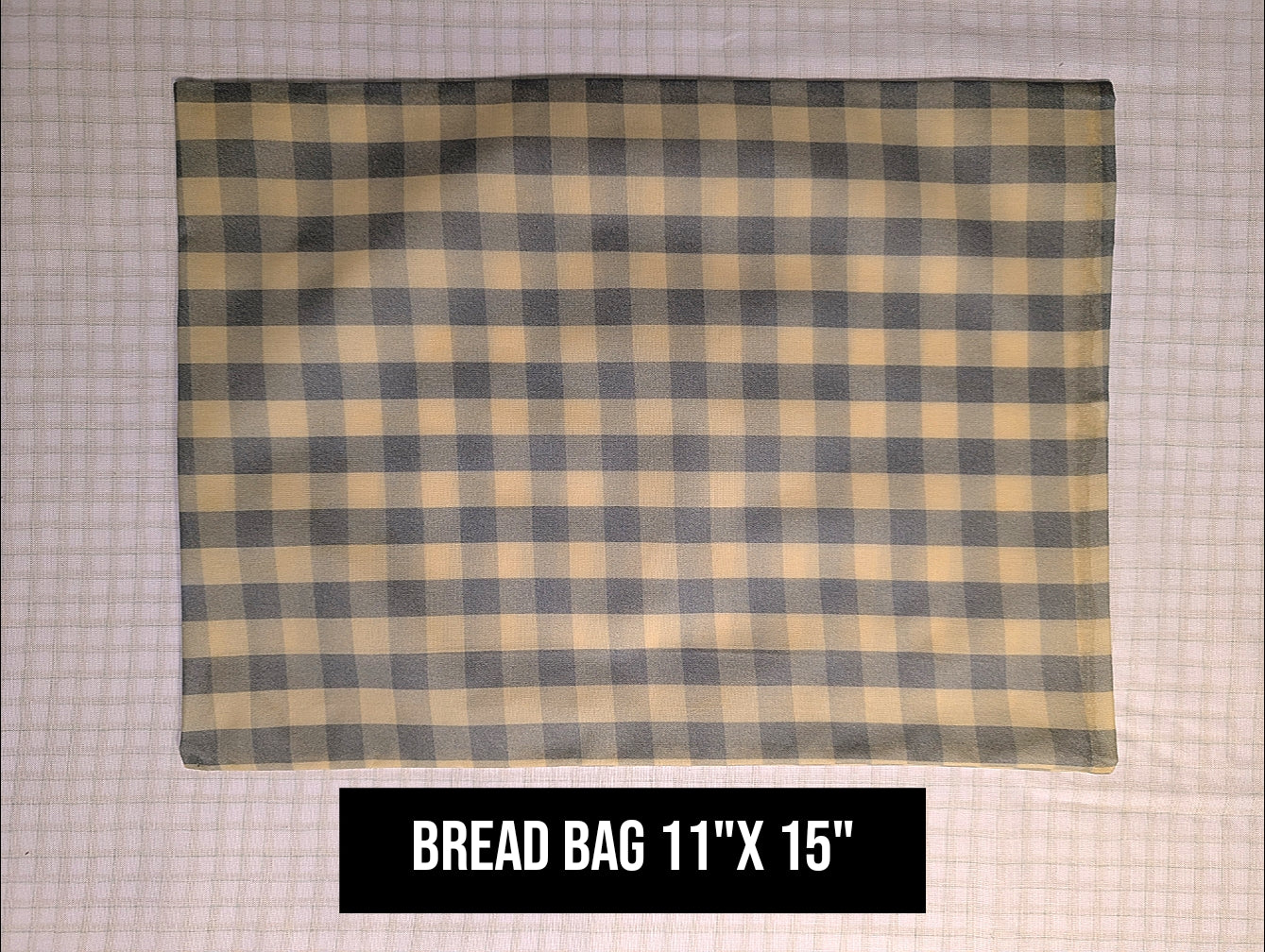Blue Checkered Bag