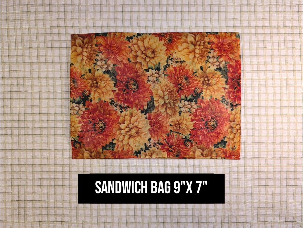 Orange Dahlia Garden