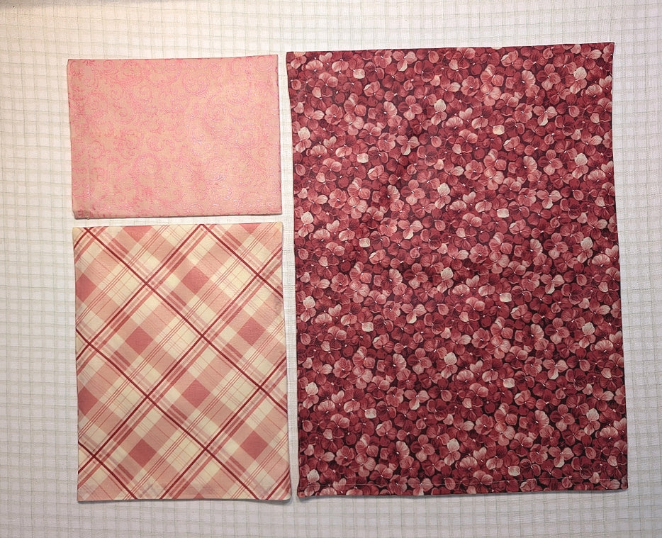 Pink Hydrangea Bag Set